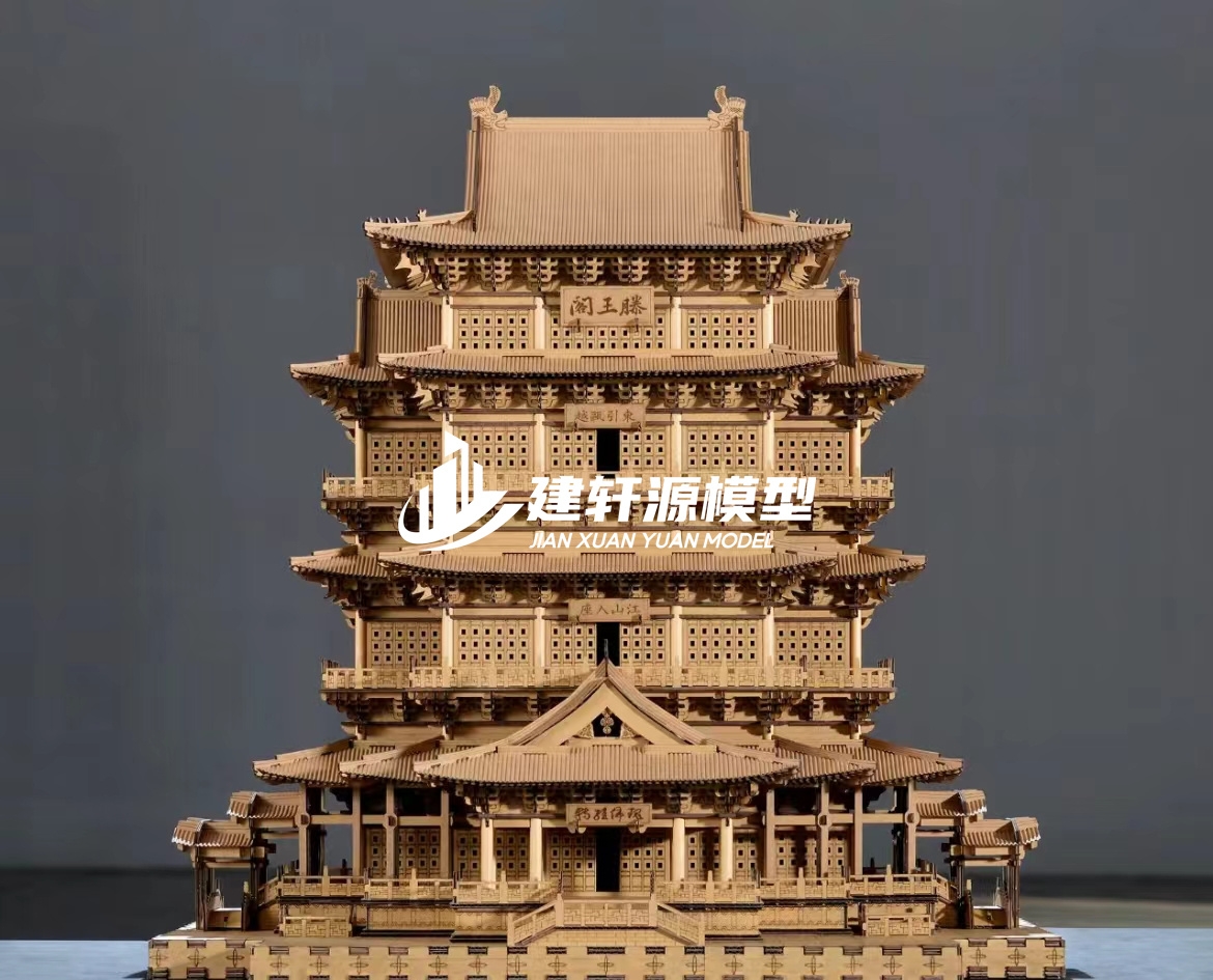 石嘴山古建木质模型制作