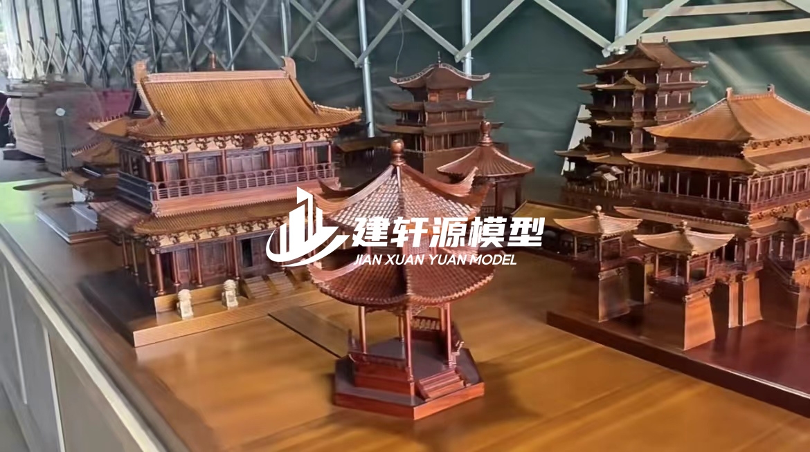 石嘴山古建模型制作